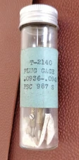 Watchmakers GO /  NO GO  ~ Pin Plug Gage  2 piece set .0936" .0948" .0929" .0933