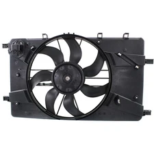 Radiator Fan Shroud Assembly Single Fan Fits 11-17 Buick Verano Chevrolet Cruze