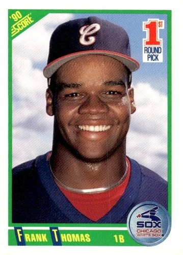 1990 Score #663 Frank Thomas RC FRDP Chicago White Sox HOF