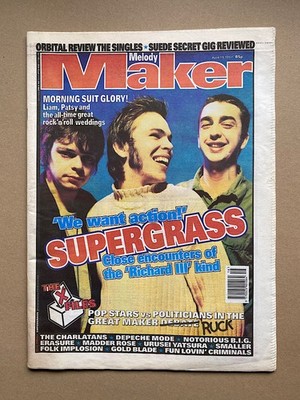 SUPERGRASS MELODY MAKER MAGAZINE APRIL 19 1997 - SUPERGRASS COVER + FEATURE INSI
