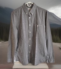 CALVIN KLEIN Men's LG "Slim Fit" Stretch L/S Button-Down Casual Shirt, Checked
