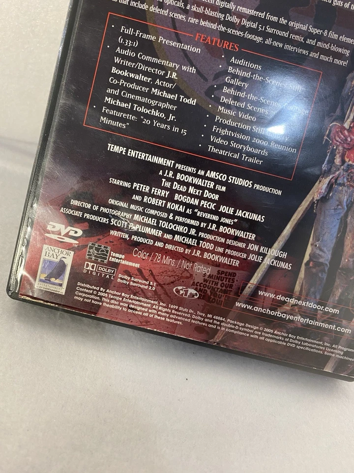 The Dead Next Door DVD 2005 Zombie Cult Horror Rare J.R. Bookwalter As New - Image 3 of 4