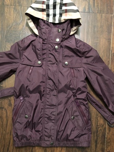 Burberry Nova Check Hoodie Flight Jacket. Burgundy - Picture 2 of 16