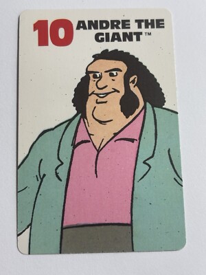 1985 Titan Sports Hulk Hogan's Rock 'n' Wrestling Game ANDRE THE GIANT #10 B