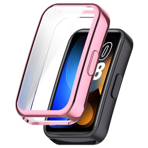 Schutzhülle für Huawei Band 9 / Band 8 Bizon Case Cover Etui Displayschutz Rosa - Photo 7/7