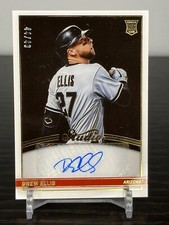 Drew Ellis 2022 Chronicles Studio Black Signatures Gold /49 Rookie Auto RC
