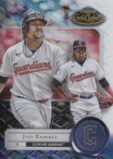 JOSE RAMIREZ TOPPS GOLD LABEL CLASS 1 BASE CLEVELAND GUARDIANS #55 2022 22
