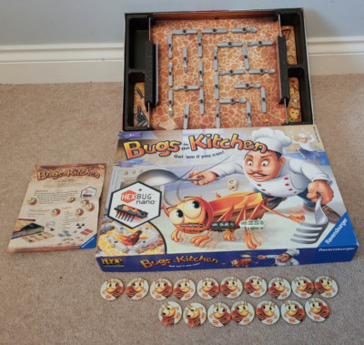Bugs In The Kitchen Brettspiel Hex Bug. Get Em If You Can! Ravensburger 2013.