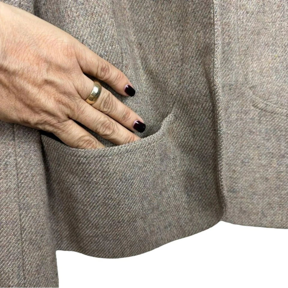 David Benjamin Women’s Beige Jacket Blazer Size 13/14 - Image 3 of 4