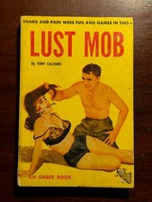 Lust Mob Tony Calvano Ember Book 1960s Vtg Greenleaf PB BK