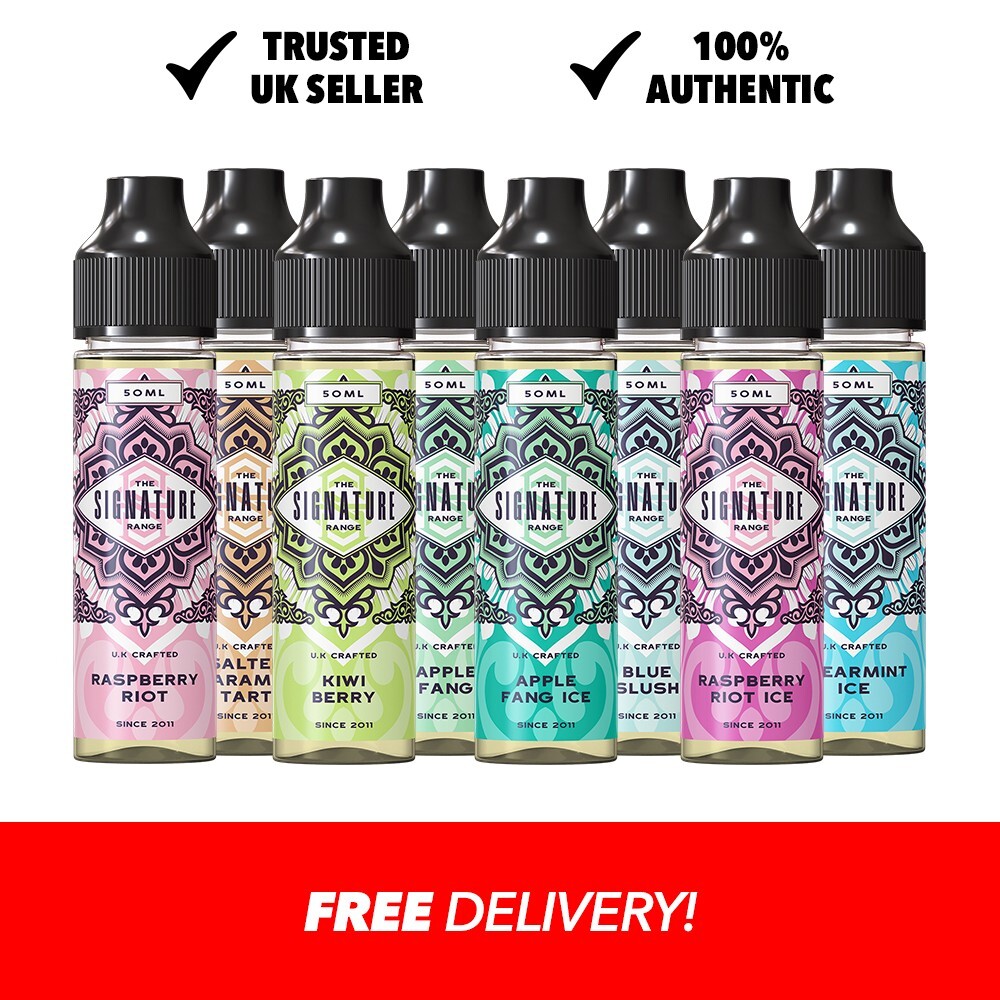 The Signature Range | Vape Liquid | 50ml Vape Juice | E Liquid | 0mg | E-Cig  | eBay UK