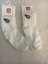 TENNESSEE TITANS TODDLER SOCKS X2 . FAN STYLE HEAD TO TOES,NFL LICENSED NWT