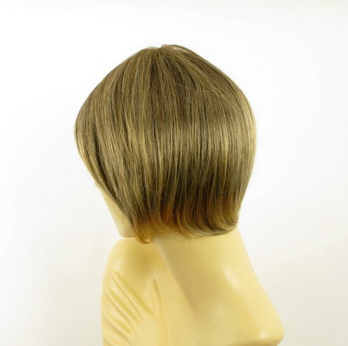 short wig for women brown wick golden ref ALINE 6t24b PERUK - Picture 4 of 9