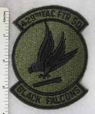 US AIR FORCE 429th TACTICAL FIGHTER SQUADRON PATCH Subdued USAF Vintage