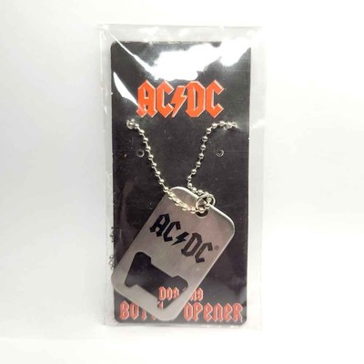 2010 AC/DC DOG TAG BOTTLE OPENER NECKLACE NEW & SEALED | eBay