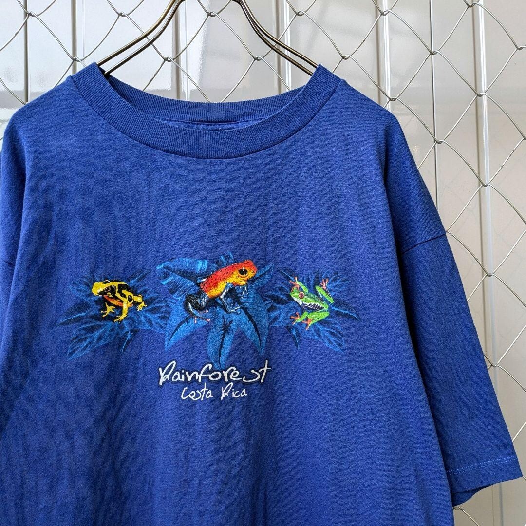 Vintage 90s Frog Tee (Used, Animal Print, Size L) | eBay