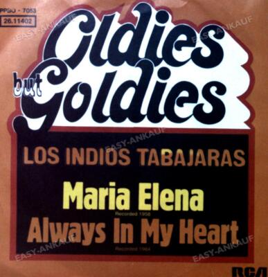 Los Indios Tabajaras - Maria Elena / Always In My Heart 7in 1977 (VG+/VG+) '