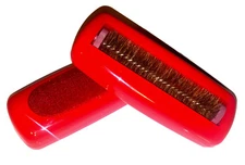 Fluppi Handi Sweeper - World's Smallest Vacuum Cleaner with Lint Brush, Red