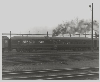 Erie Limited Railroad Speisewagen Nummer 940 Standort unbekannt 8 x 10