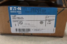 CROUSE HINDS LL47  1-1/4"  FORM 7 CONDULET NEW BOX OF 2  - E3