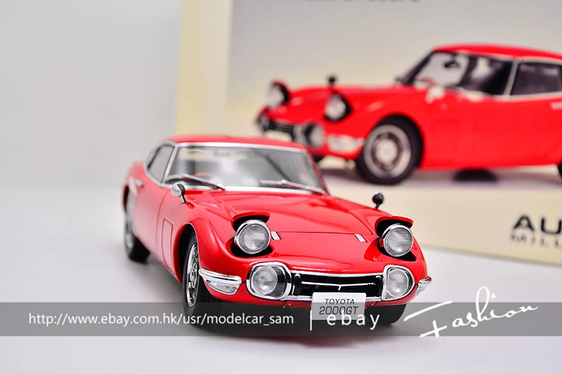 Autoart 1:18 TOYOTA 2000 GT COUPE Red | eBay
