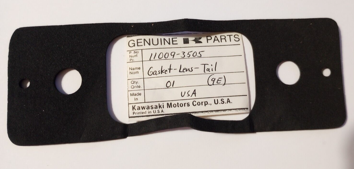 Kawasaki KZ1000 Tail Light Lens Gasket NOS 11009-3505 (L-7169) | eBay