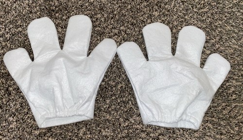 White Cartoon Hands Mario/Luigi Gloves Costume Accessory for All Halloween - Picture 2 of 2