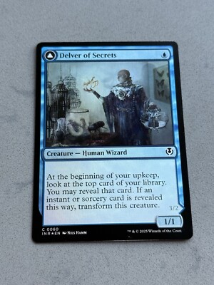MTG Delver of Secrets / Insectile Aberration #60 FOIL - Innistrad Remastered NM