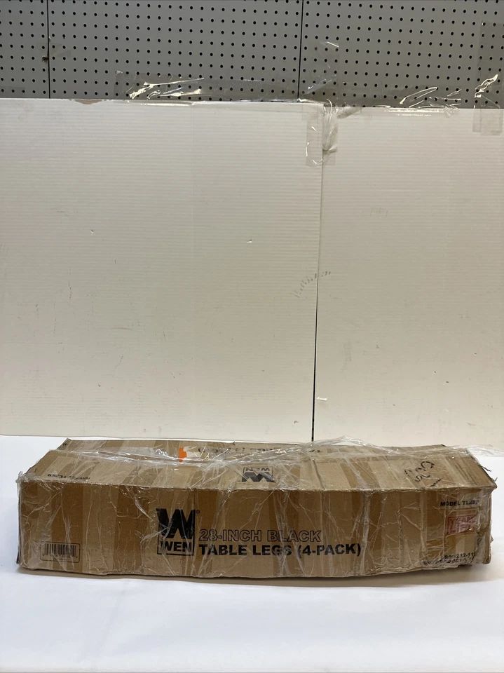 WEN TL28B Patas de mesa de horquilla negras satinadas modernas de mediados de siglo de 28 pulgadas (paquete de 4) Foto 2 de 4
