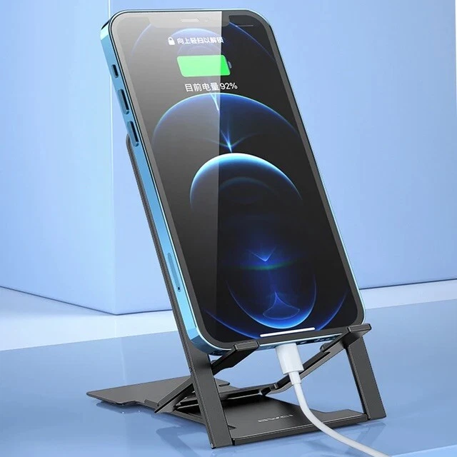 Plegable Tablet Teléfono Escritorio Universal Mini Soporte Ajustable para iPhone Foto 2 de 4