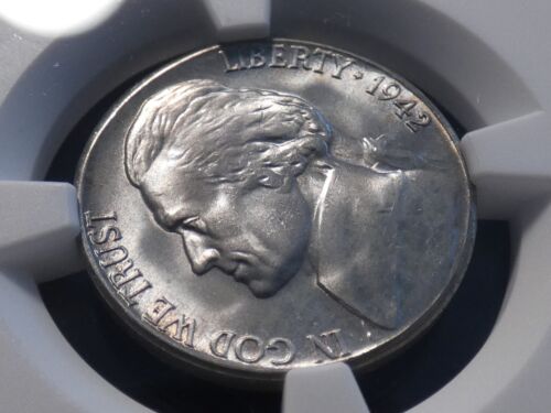 1942-S Jefferson Nickel NGC MS 66 Woody Toned Bisecting Die Crack Error! #1617 - Picture 9 of 12