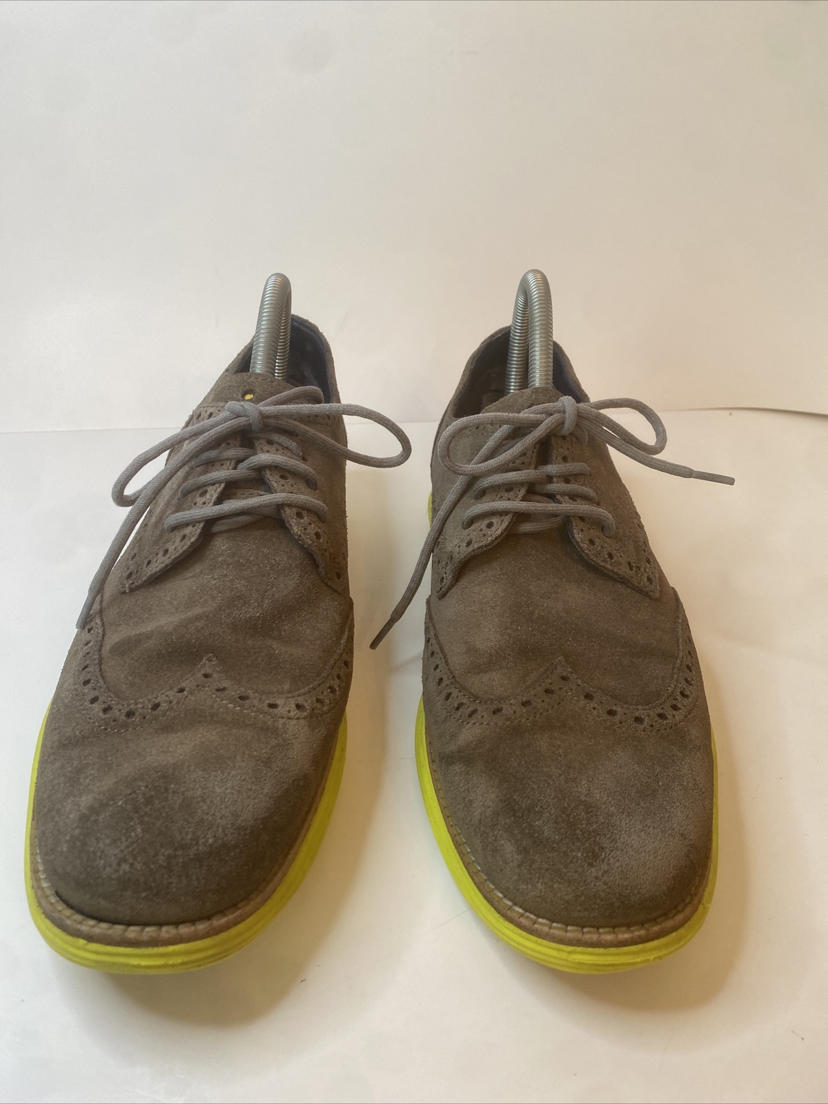 SAOLA Scarpe Cole Haan Cole Haan Lunargrand marroni con suola gialla uomo 10 C11095