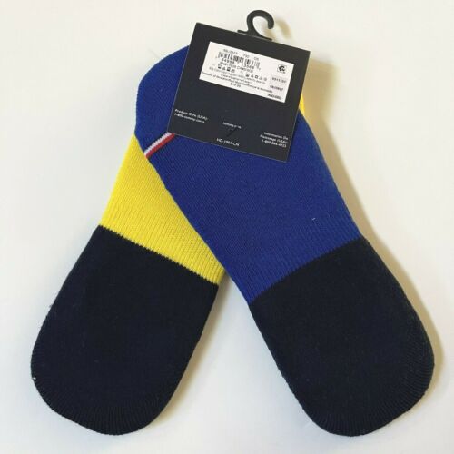 Nuevo con etiquetas Tommy Hilfiger Hombre Colorblock Suéter Tenis Sin Presentación Calcetines Paquete de 2 - Imagen 2 de 6