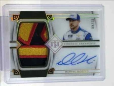 DANIEL HEMRIC 2023 NATIONAL TREASURES FIRESUIT PATCH GOLD AUTO #08/10