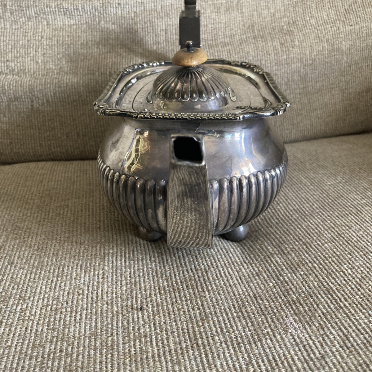 Antique Edwardian Tea William Hutton Sons WMH&S Silver