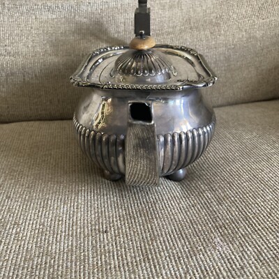 Antique Edwardian Tea William Hutton Sons WMH&S Silver