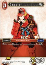 Samurai - 1-014C OPUS 1 Final Fantasy TCG