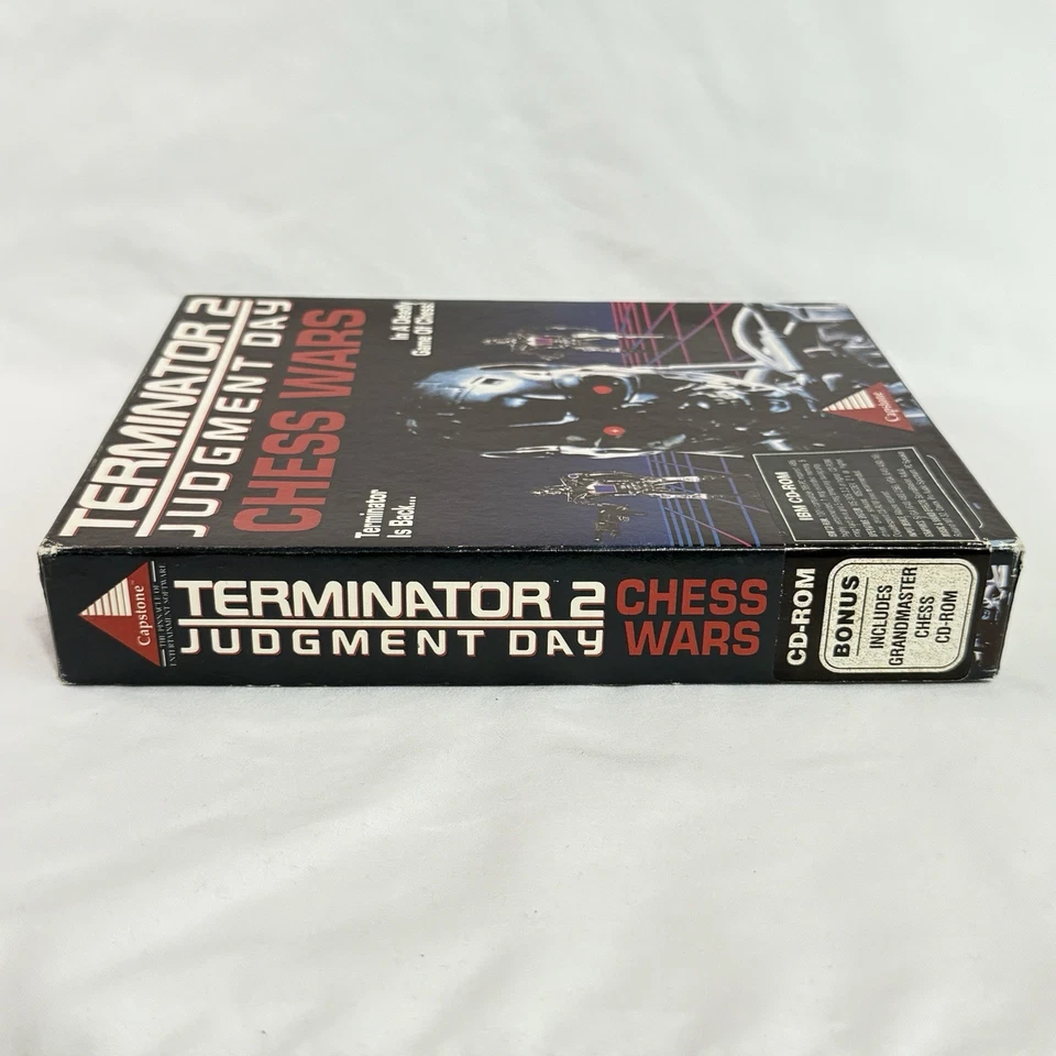 Vintage 1993 Terminator 2 Judgment Day - Chess Wars - Computer Game with Box - Image 4 of 4