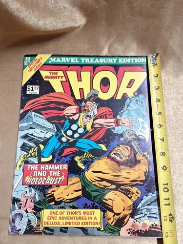 Marvel Treasury Edition #10 1976 Thor The Hammer And The Holocaust Vintage Comic