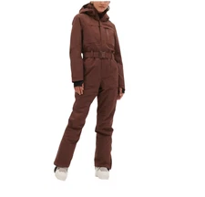 Halfdays Murphy Ski Suit One-Piece Snow Suit Spiked Cocoa 1WB1915 Women Sz M-XL
