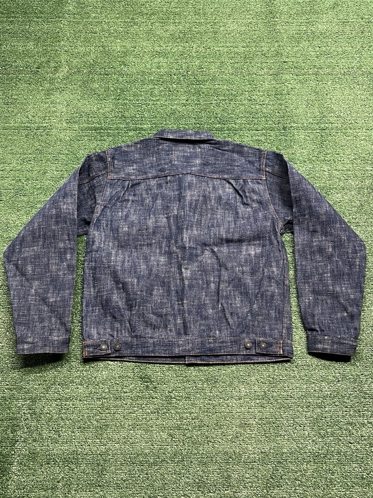 Studio D’Artisan Size 38 Twin Indigo Sou-Ai Denim Hand Dyed Type 2 Jacket D4603 image 11