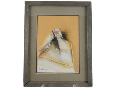 Jerry Seagle Texas Mixed Media Pastel/Watercolor