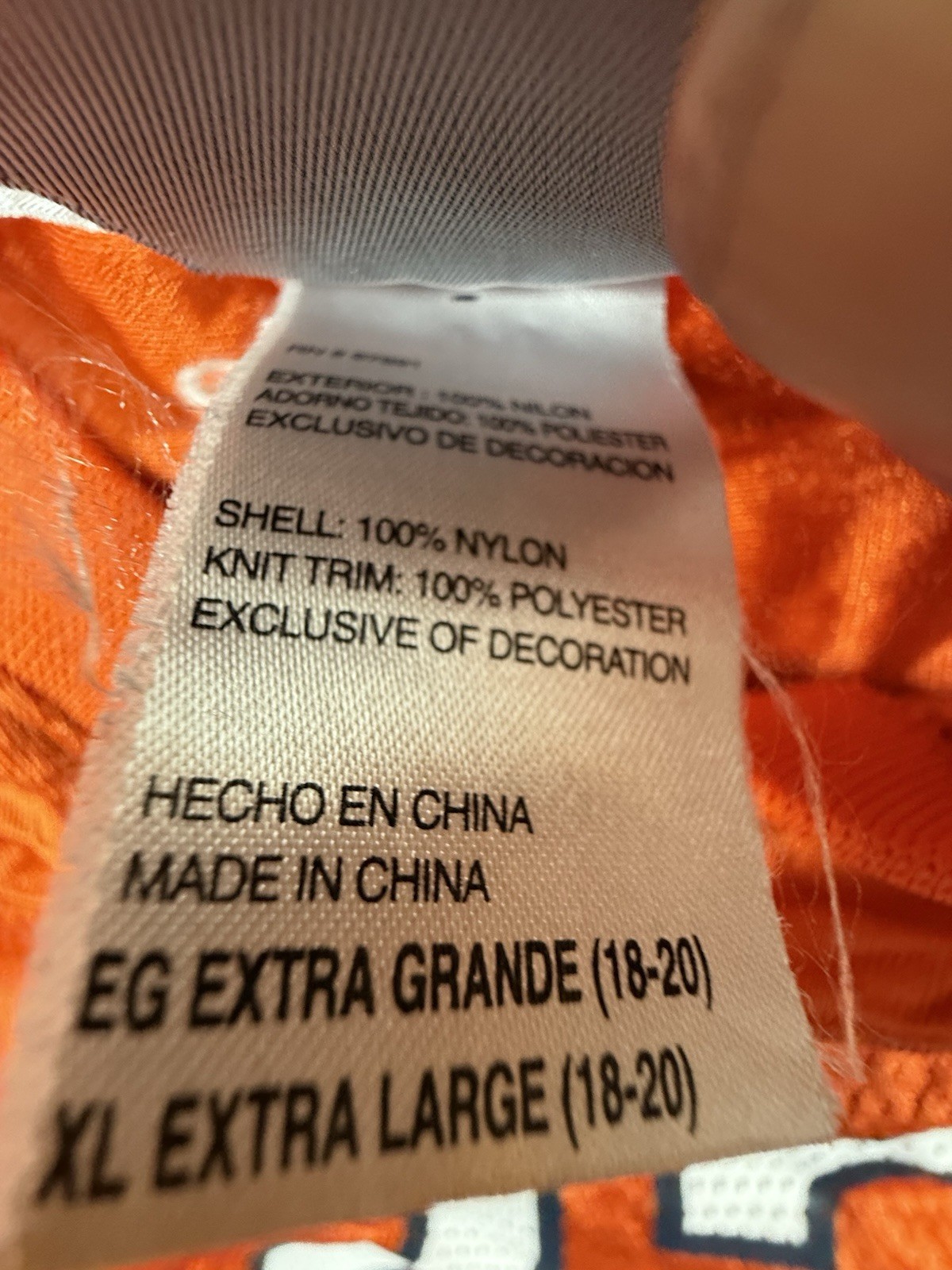 VTG Reebok Authentic Chicago Bears Matt Forte #22 Orange Jersey Youth XL thumbnail 4