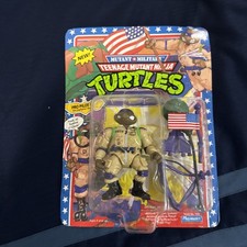 Playmates 1991 TMNT Mutant Military Pro Pilot Don Unpunched   READ DESCRIPTION