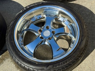 JDM Deep rim chrome Enkei AME Shallen Schrift CX 225/45R19 245