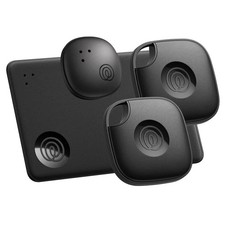 Tile by Life360 Essentials - Bluetooth Trackers  Item Locators 4-Pack, Black