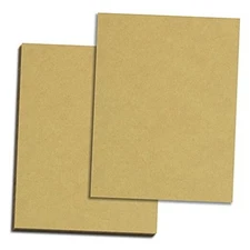 50 Sheets, Brown Kraft Cardstock, 200 GSM (75 lb. Cover), 75 lb Cover (200 GSM)