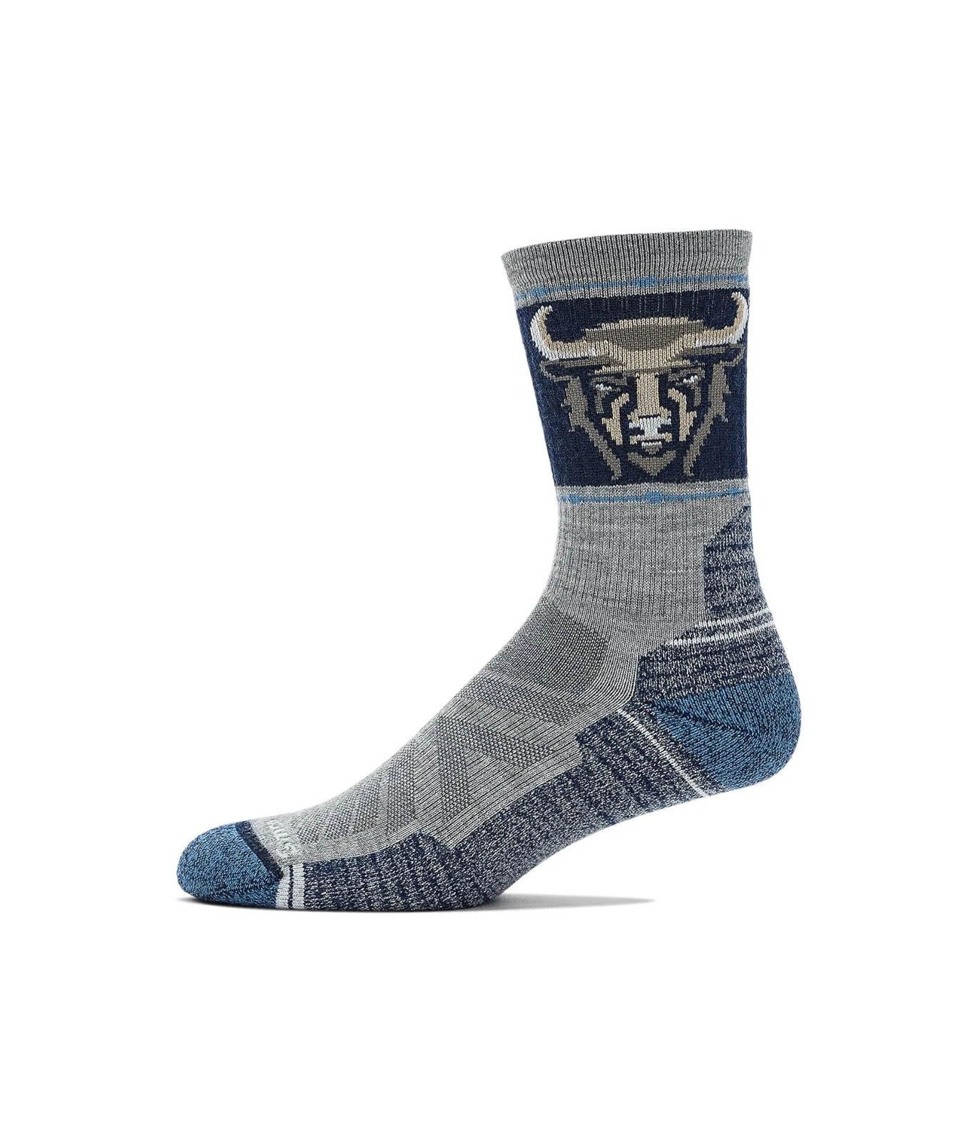 Man's Socks Smartwool Hike Light Cushion Bison Crew Socks
