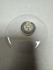 Vintage V.T.F. Pocket Watch Mineral Crystal Domed 44.94mm 19 14/16 19 6/8