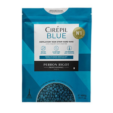 Cirepil - Blue - 400G / 14.11 Oz Hard Wax Beads Bag - Face Body Wax Unscented